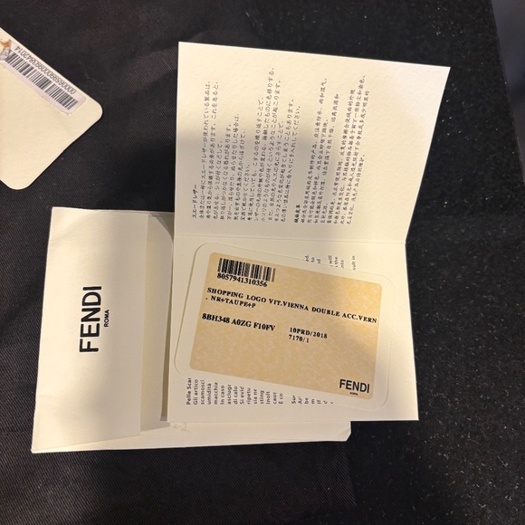 FENDI Leather Black Large Tote Bag (Used) - Picture 5 of 5